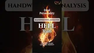 Hell Traits | Dual Personality | Slants in Handwriting Analysis | Lalit Papdiwal 9422353273