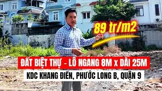 Vũ Nh&agrave; Đất Quận 9, Thủ Đức | Đất nền Quận 9 | KDC Khang Điền, Phước Long B &bull; ngang 8m x d&agrave;i 25m