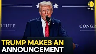 Trump LIVE: US President Donald Trump Delivers Major Remarks At House GOP Member Retreat | WION