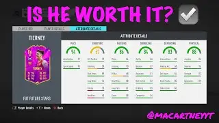 IS FUTURE STARS SBC 86 KIERAN TIERNEY WORTH IT? | FUTURE STARS SBC TIERNEY PLAYER REVIEW! - FUT 20!