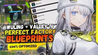 Copy this BLUEPRINTS! Wuling + Valley IV (100% Optimized Factory) - Arknights Endfield