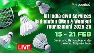 Day 5 - Court 6 - ALL INDIA CIVIL SERVICES BADMINTON TOURNAMENT 2025-26