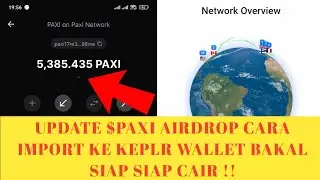 UPDATE $PAXI AIRDROP CARA IMPORT KE KEPLR WALLET BAKAL SIAP SIAP CAIR !!
