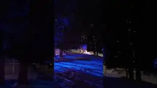 Lights at Cascade Garden #alberta #canada #christmaslights #winter #christmas2022 #festival #banff