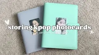 storing kpop photocards: ive, twice, le sserafim & more