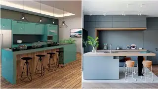 Modern Island Kitchen Designs 2023 | Modular Kitchen Island Design Ideas | Modular Island Kitchen