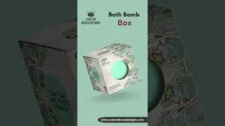 Bath Bomb Boxes | Custom Boxes Designs #businessgrowth #skincare #cbdpackaging