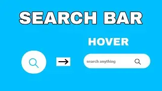search bar hover effect/html css/web design tutorial