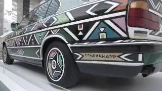 Installing a BMW Art Car in the British Museum's Great Court