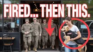 She Was Fired for Helping a Veteran&rsquo;s Dog Then Marines Walked In  |Touching Stories