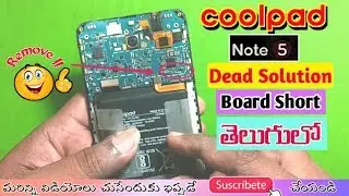 Coolpad note 5 dead solution | in telugu | by syam | new mobile tricks |