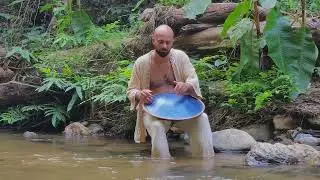 In & Out - Handpan Journey | 1 Hour Live Meditative Music | Pai Jungle, Thailand