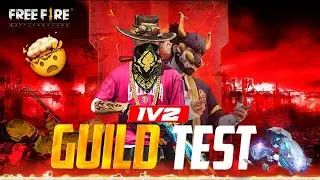1 VS 2 GUILD TEST 😱 | FREE FIRE LIVE 🔴 | CUSTOM ROOM | DAY 3