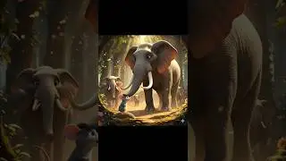elephant and mice#animation #animation #juniorstory #childrenscartoon #bedtimestories #birds #ai