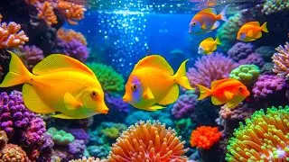 The Best 4K Aquarium -  Calming Music, Healing Music For The Heart, And Blood Vessels #7