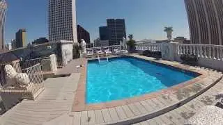 Cannonball in New Orleans Le Pavillon Hotel Pool Louisiana
