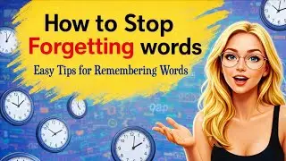 How to Stop Forgetting Words | Easy A1 Tips for Remembering Vocabulary | Learn English with Podcast