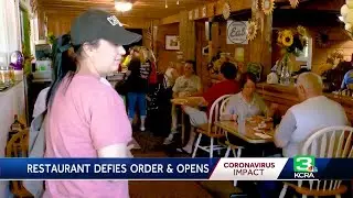 El Dorado diner defies statewide order, opens for dine-in service