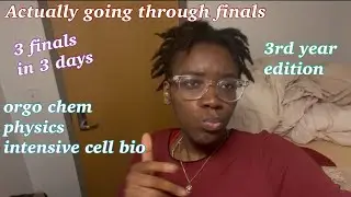 Studying for finals part 2 (bio major, 3rd year)