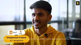 Sangamesh G Upasi placed in iexceed with 4 LPA Package