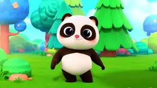 Peekaboo Panda Song 👀🐼 | Cute Baby Cartoon Song