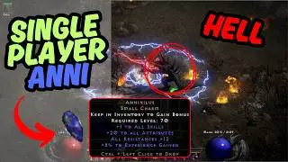 How to Spawn Diablo Clone in Single Player and get an Annihilus Charm (D2R)