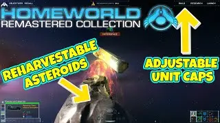ADJUSTABLE UNIT CAPS AND INFINITE ASTEROIDS! |  HOMEWORLD1 CHEAT ENGINE FOR STEAM