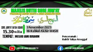 🔴[LIVE] PEMBACAAN MAULID HABSYI & KITAB MANHAJUS SAWI | MASJID BESAR IBRAHIM