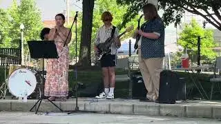 @CAArtsVideos Pop Rock Ensemble playing Make Music 2025 at Fred Anderson Park