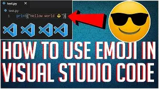 How to use emojis in Visual studio cod |😀🤣😅