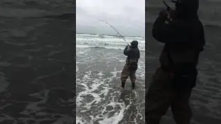 25 LB STRIPER OF SF BEACH TEAM HOLE INTRUDER