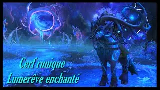 Cerf runique lumer&ecirc;ve enchant&eacute; - Elite monture wow (Enchanted Dreamlight Runestag)