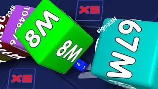 Cube 2048.io Game  🎲 A NEW GAME 🎲 CUBES SNAKE 2048.io Gameplay