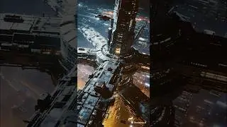 Giant Cyberpunk Buddha (40s AI-Gen): Neon City & Flying Cars #ai #aivideo  #aiart  #cyberpunk