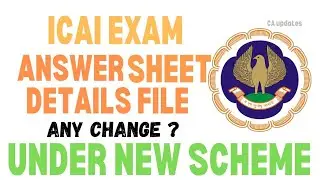 😲 ICAI Changed ANSWER SHEET September 2024 ? in Tamil | CA updates