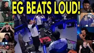 Valorant Streamers Reacts To EG Beating LOUD After An Insane Match In VCT