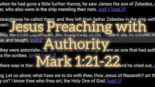 Jesus Preaching with Authority