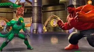 SCORPION Vs RED HULK || MARVEL CONTEST OF CHAMPIONS || SPECIAL ATTACKS AND MOVES.