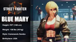 Street Fighter 6 - BLUE MARY Avatar Creation