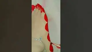 How to apply Mahavar on Karwachauth #shorts #viral #shortvideo #aaltadesign #karwachauth #mahavar