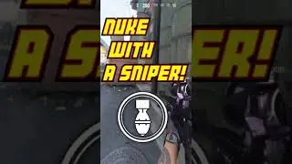 I Dropped A NUKE with a SNIPER! |Coldwar #shorts #ytshorts