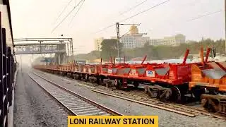 Intercity Train 130 kmph Nonstop Run between Daund Pune Station