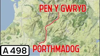 UK Road Tours - A498 Porthmadog to Pen-y-Gwryd