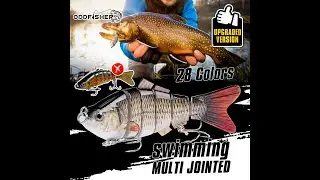 Original Multi Jointed Hard Bait Swimming Lure