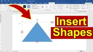 How to Insert and Format Shapes in Microsoft Word