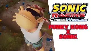 Sonic Racing: Crossworlds - Funky Kong Showcase