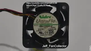 Nidec UltraFlo Fan W40S128UA5-07 12V 0.55A 16000rpm 4028 4wire High Speed Made in China