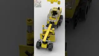LEGO&reg; Brick Motor Grader  custom speedbuild animation  short new 2025 11 06T14 37 42