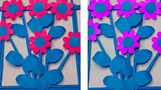 Beautiful wall hanging ideas // Room decoration ideas // Uncommon walldecor // paper wallcraft 