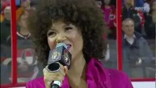 Worst Anthem Singer? Players Laugh at Opera Singer. Penguins @ Senators March 24, 2012